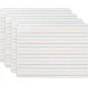 Flipside Products 2-Sided Plastic Mobile Dry-Erase Whiteboard, 9" x 12", Pack of 4 (FLP10034-4)