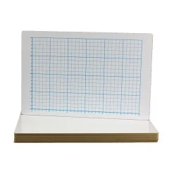 Flipside Quadrant Grid Dry-Erase Whiteboard, 1' x 1.5', 12/Pack (22012)