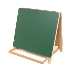 Flipside Tabletop Easel, 18.5", White/Green/Wood, Assorted Materials (17305)