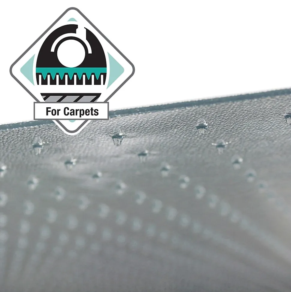 Floortex Advantagemat Carpet Chair Mat, 48" x 118", Designed for Low-Pile Carpet, Clear PVC (FR1130025EV)