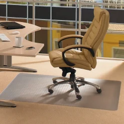 Floortex Advantagemat Carpet Chair Mat, 30" x 48", Designed for Low-Pile Carpet, Clear PVC (FC1175120EV)