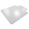 Floortex Computex Advantagemat Carpet Chair Mat with Lip, 36" x 48", Designed for Medium-Pile Carpet, Clear PVC (319226LV)
