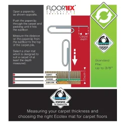 Floortex Evolutionmat Carpet Chair Mat, 48