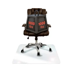 Floortex Glaciermat Carpet & Hard Floor Chair Mat, 36