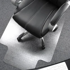 Floortex Ultimat Carpet Chair Mat with Lip, 48" x 60", Designed for Medium-Pile Carpet, Clear Polycarbonate (1115227LR)