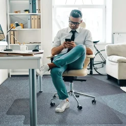 Floortex Ultimat Carpet Chair Mat with Lip, 48