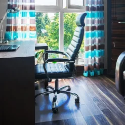 Floortex Valuemat Plus Hard Floor Chair Mat, 48" x 60", Clear Polycarbonate (FR1215015ER)