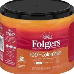 Folgers 100% Colombian Coffee, Medium Roast, 22.6 oz. (2550020532)