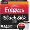 Folgers Black Silk Coffee, Keurig K-Cup Pod, Dark Roast, 96/Carton (6662CT)