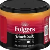Folgers Black Silk Ground Coffee, Dark Roast, 22.6 oz. (02054)