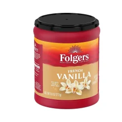 Folgers French Vanilla Ground Coffee, 9.6 oz. (2550098181)