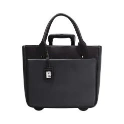 Francine Collection Florence Faux Leather Tote Bag, Black (FLORLRT-01)