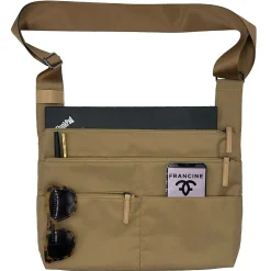 Francine Collections City Slim Montana 14" Laptop Crossbody Bag, Tan (FWC14TNLA23)