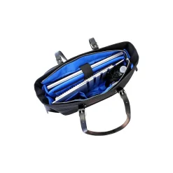 Francine WIB Slim Liberator Black Microfiber/Nylon Tote Bag for 14.1" Notebook, Black (FWTM14BKLIB)