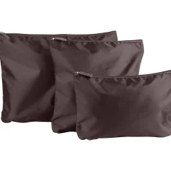 G Force 6-Piece Fabric Travel Pouch Set, Water Resistant, Espresso (27105-ESPRESSO)