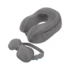 G Force 3-Piece Travel Comfort Earplugs and Eye Mask, Gray, 3/Set (36002)