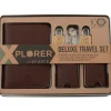 G Force XPLORER RFID Passport Holder, Brown, 5/Set (26719-AST)