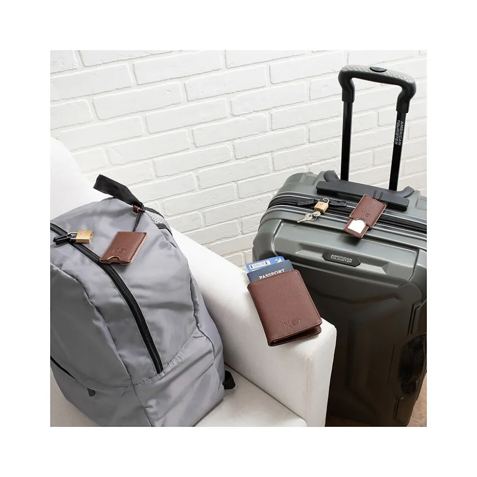 G Force XPLORER RFID Passport Holder, Brown, 5/Set (26719-AST)