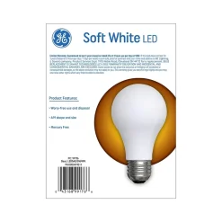 GE 5 Watt Soft White LED General-Purpose Bulb, 4/Pack (99176)