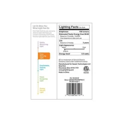 GE 5.5 Watt Soft White LED General-Purpose Bulb, 2/Pack (93131319)