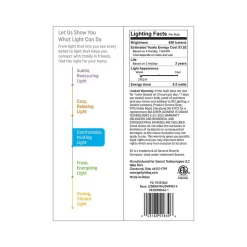 GE 8.5 Watt Soft White LED General-Purpose Bulb, 4/Pack (93131063)