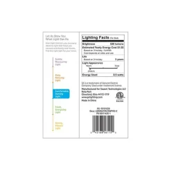 GE Basic 8.5 Watt Soft White LED General-Purpose Bulb, 2/Pack (93131320)