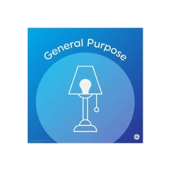 GE Basic 8.5 Watt Soft White LED General-Purpose Bulb, 2/Pack (93131320)