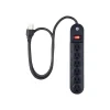 GE Heavy Duty 6 Outlet Power Strip, Black (56223)
