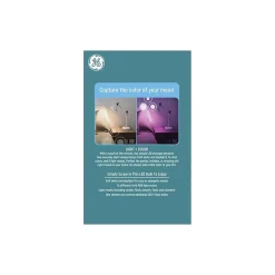 GE LED+ 60W Equivalent A19 Smart Light Bulb, Color-Changing (93100205)