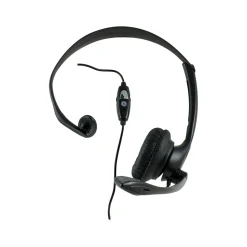 GE Noise Canceling Mono Hands-Free Headset, Over-the-Head, Black (98999)