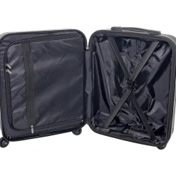 Geoffrey Beene Hardside Spinner Luggage Set, Black (GB23-2)