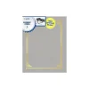 Geographics Classic Linen Certificate Holders, 8.5" x 11", Gray/Gold, 6/Pack (49323)