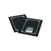 Geographics Linen Gold Foil Certificate Covers, Black, 6/Pack (45331)