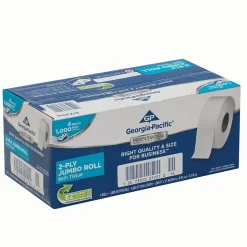 Georgia-Pacific Professional Series Jumbo Jr. Toilet Paper, 2-Ply, White, 1000 ft./Roll, 4 Rolls/Carton (2172114)