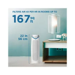 Germ Guardian HEPA Tower Air Purifier, White (AC4825W)