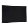 Ghent 4' H x 6' W Recycled Bulletin Board with Aluminum Frame, Black (ATR46-BK)