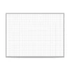 Ghent 1" x 1" Grid Whiteboard, 4'H x 8'W (GRPM221G-48)