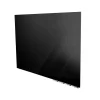 Ghent Aria 4'H x 6'W Low Profile Glass Whiteboard, Black (ARIASN46BK)