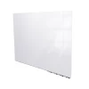 Ghent Aria Low Profile Glass Whiteboard, 4'H x 5'W, White (ARIASN45WH)
