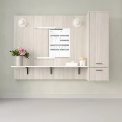 Ghent Changeable Patient Room Glass Dry-Erase Whiteboard, 24