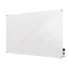 Ghent Harmony 4'H x 6'W Magnetic Glass Whiteboard with Square Corners, White (HMYSM46WH)