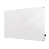 Ghent Harmony Magnetic Glass Whiteboard with Square Corners, 4'H x 5'W, White (HMYSM45WH)