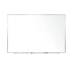 Ghent Magnetic Porcelain Whiteboard, Aluminum Frame, 3' H x 4' W (M1-34-1)