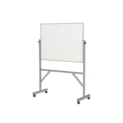 Ghent Melamine Dry-Erase Whiteboard, Aluminum Frame, 4' x 3' (ARMM34)