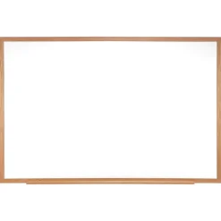 Ghent Non-Magnetic Dry-Erase Whiteboard, Wood Frame, 18" x 24" (GH-M2W181)