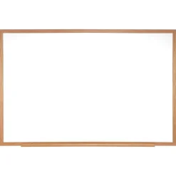 Ghent Non-Magnetic Dry-Erase Whiteboard, Wood Frame, 3' x 2' (GH-M2W231)