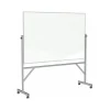 Ghent Porcelain Mobile Dry-Erase Whiteboard, Aluminum Frame, 8' x 4' (ARM1M148)