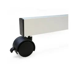 Ghent Porcelain Mobile Dry-Erase Whiteboard, Aluminum Frame, 8' x 4' (ARM1M148)