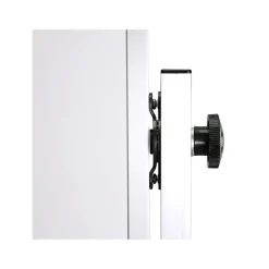 Ghent Porcelain Mobile Dry-Erase Whiteboard, Aluminum Frame, 8' x 4' (ARM1M148)