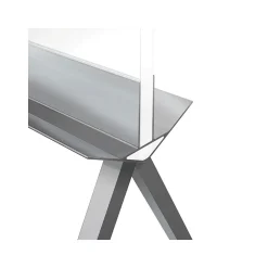 Ghent Roam Laminate Dry-Erase Whiteboard, Aluminum Frame, 4' x 3' (RM36SAWHN)